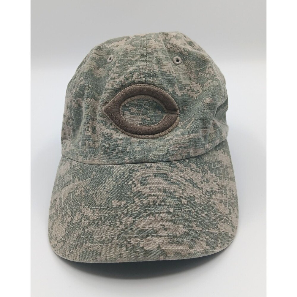 Cincinnati Reds Hat Cap Men One Size Digital Camo Military Troops MLB Baseball